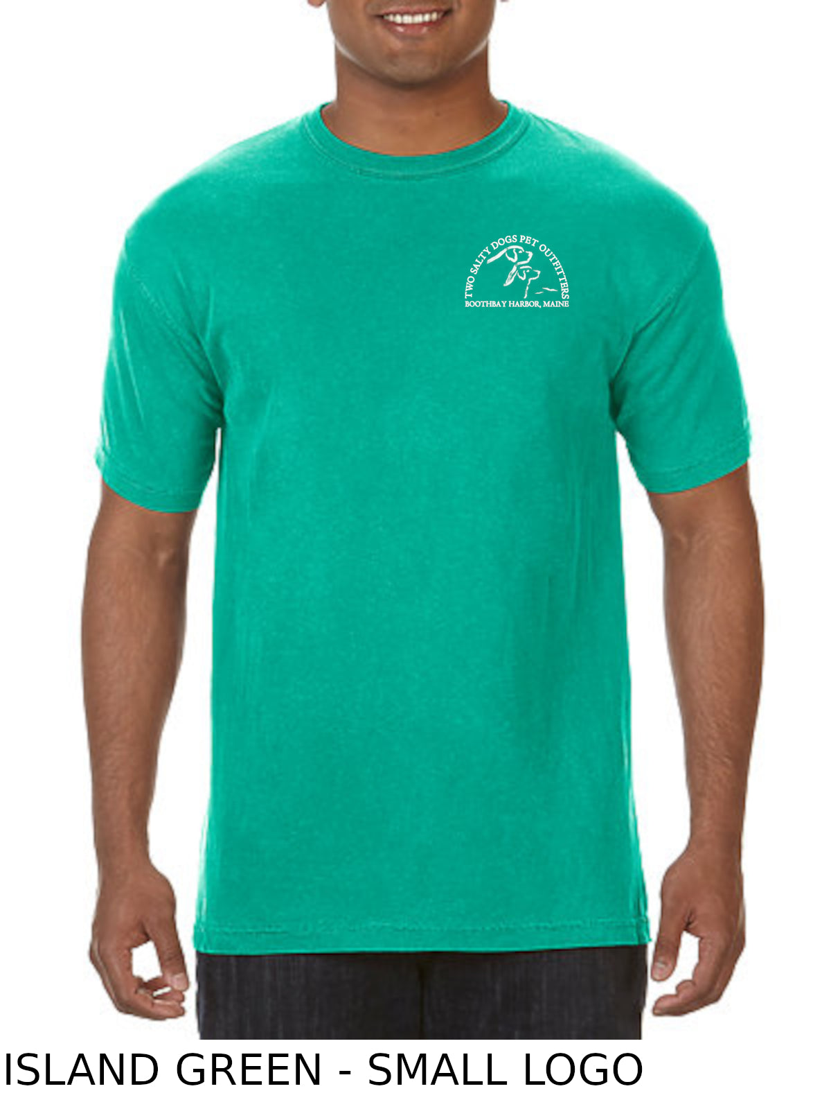 Short Sleeve T-Shirt - Two Salty Dogs Logo