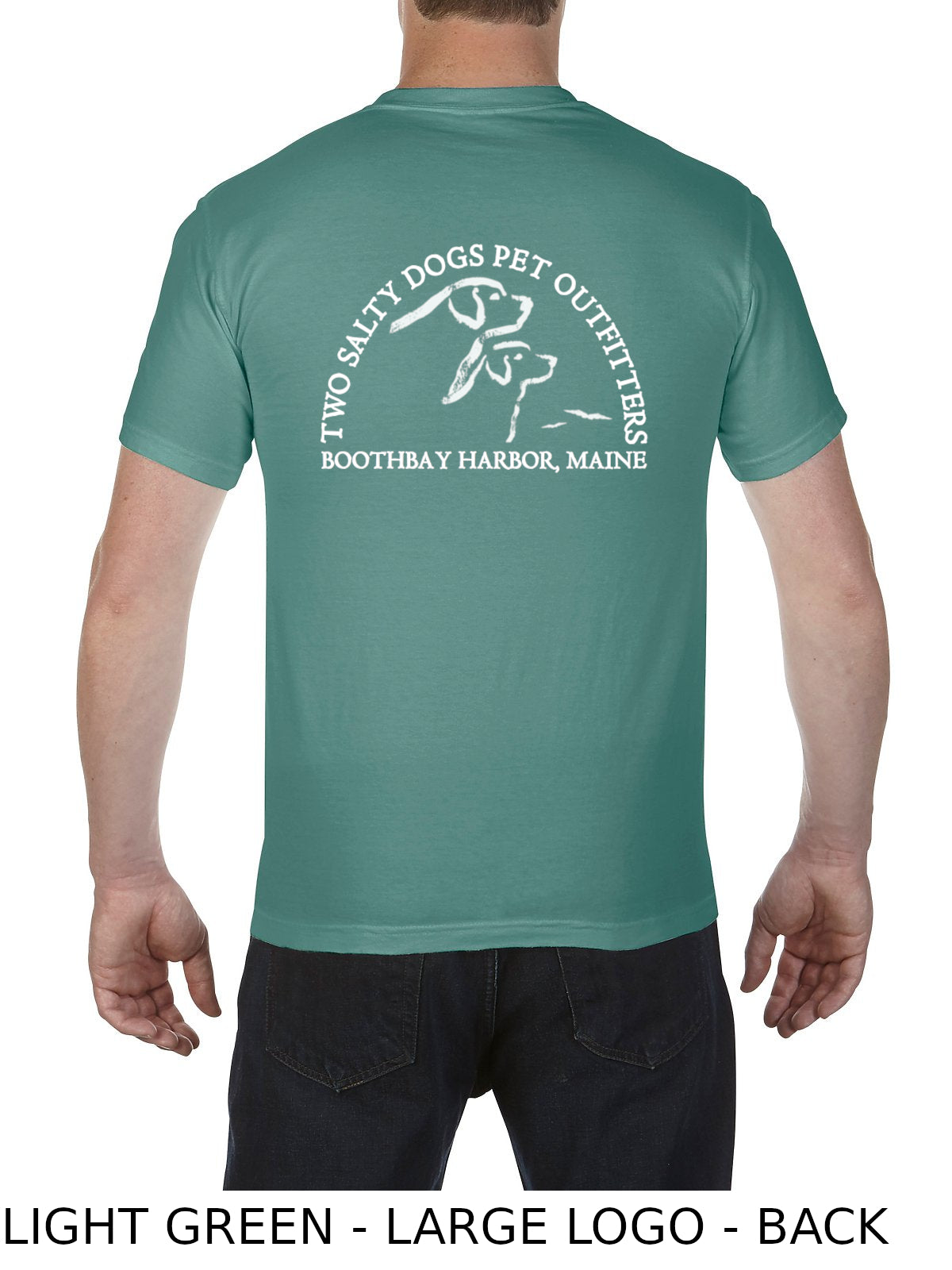 Short Sleeve T-Shirt - Two Salty Dogs Logo