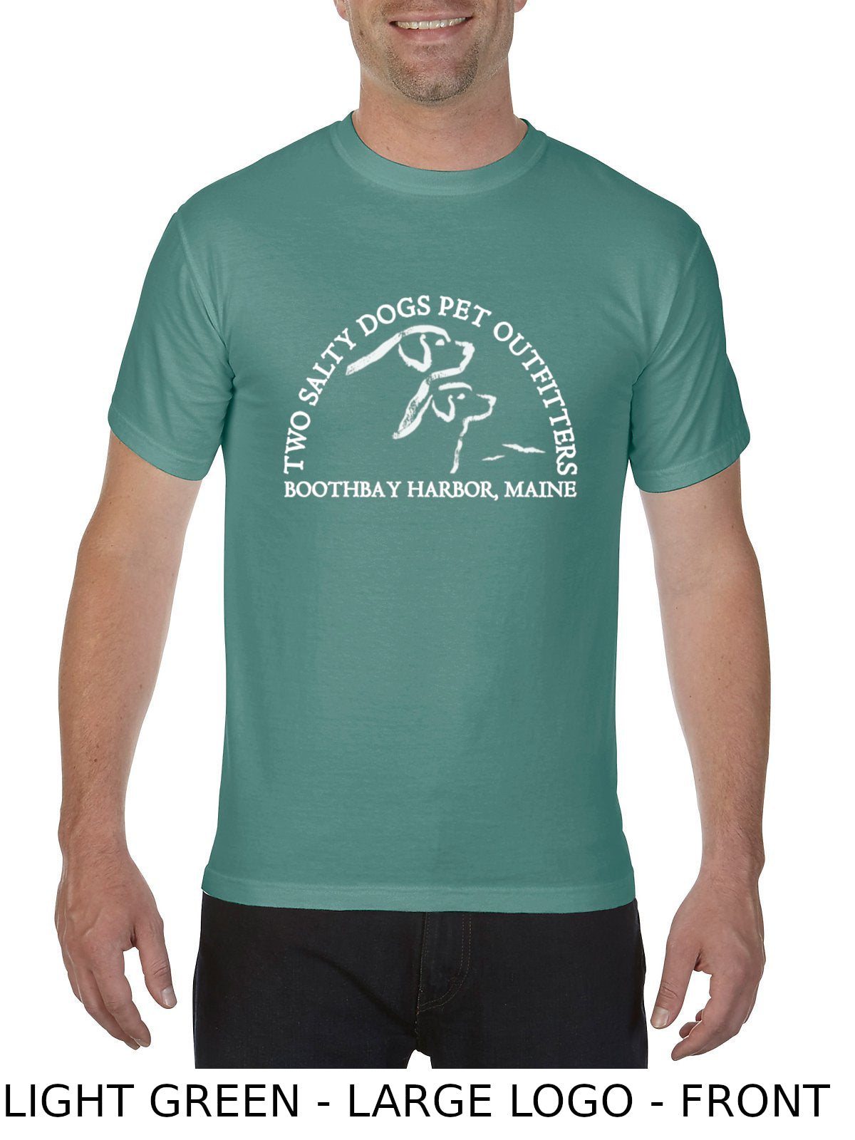 Short Sleeve T-Shirt - Two Salty Dogs Logo