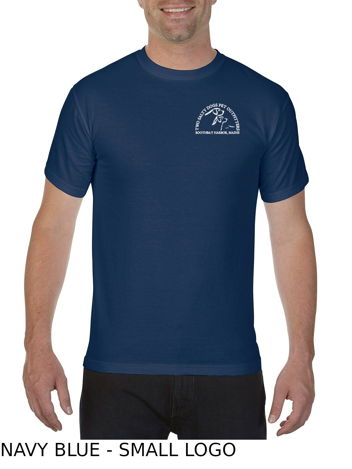 Short Sleeve T-Shirt - Two Salty Dogs Logo