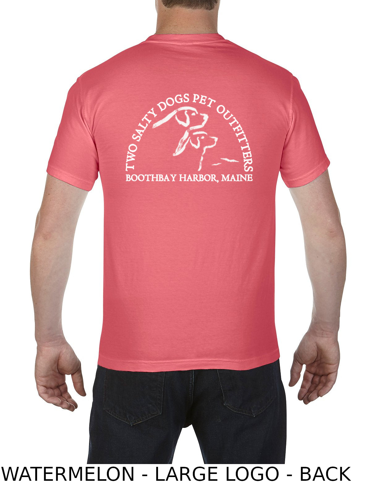 Short Sleeve T-Shirt - Two Salty Dogs Logo
