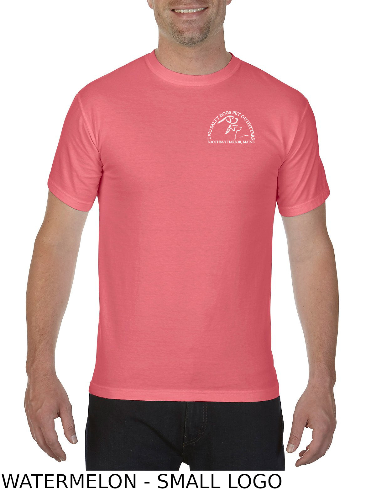 Short Sleeve T-Shirt - Two Salty Dogs Logo
