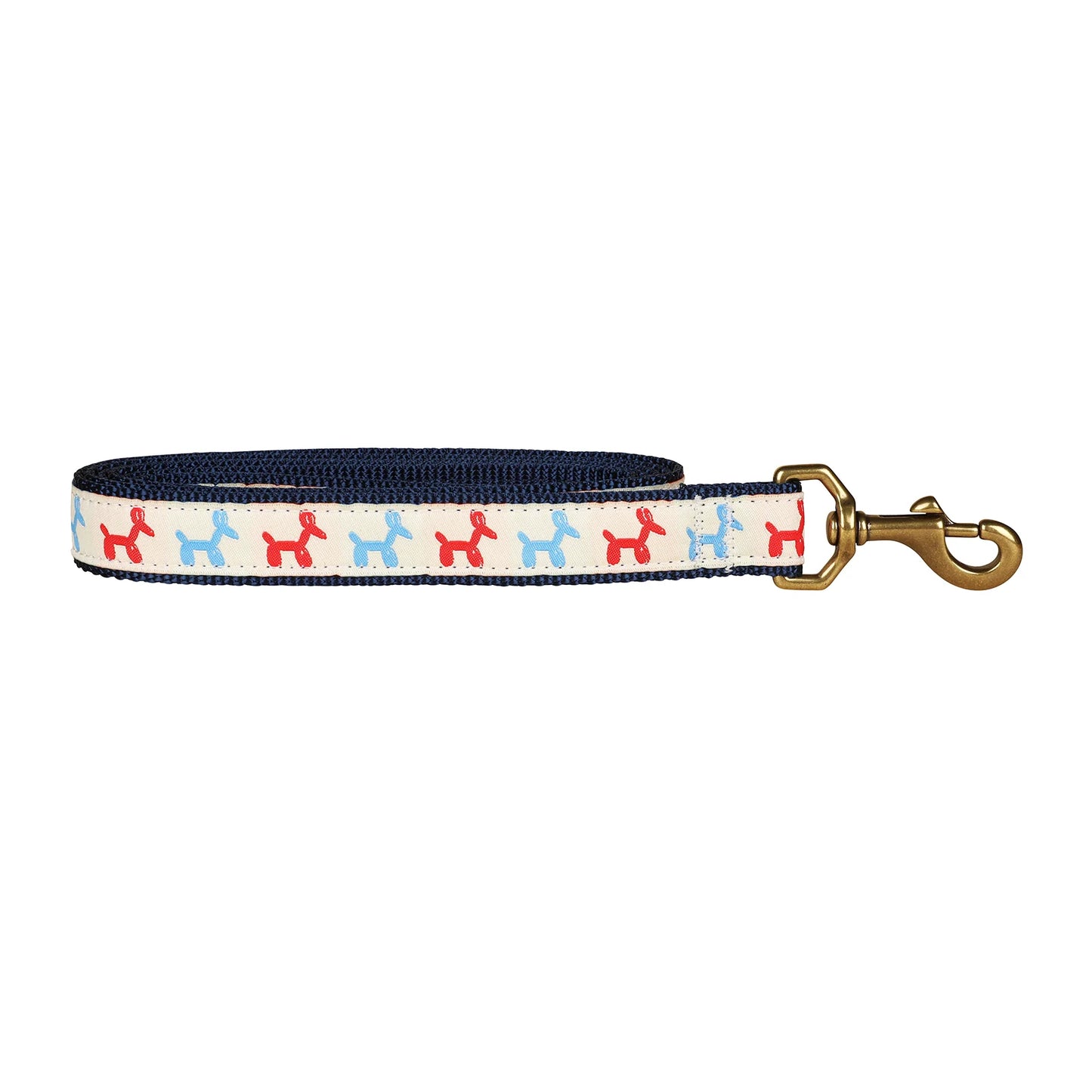 1” x 6ft Ribbon Dog Leash – Balloon Dogs