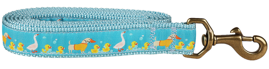 1” x 6ft Ribbon Dog Leash – Duck Duck Goose