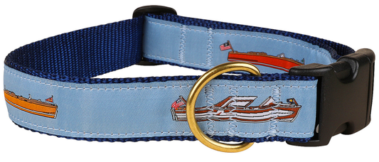 1” Ribbon Dog Collar – Classic Lake Boats