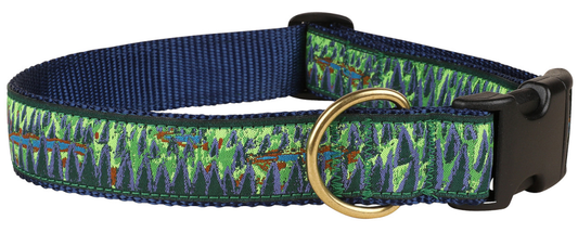 1.25” Ribbon Dog Collar – North Woods