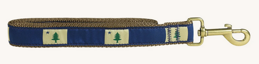 5/8” x 6ft Ribbon Dog Leash – 1820/1901 Maine Flag