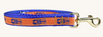 5/8” x 6ft Ribbon Dog Leash – Lobster, Blue on Mango Thumbnail