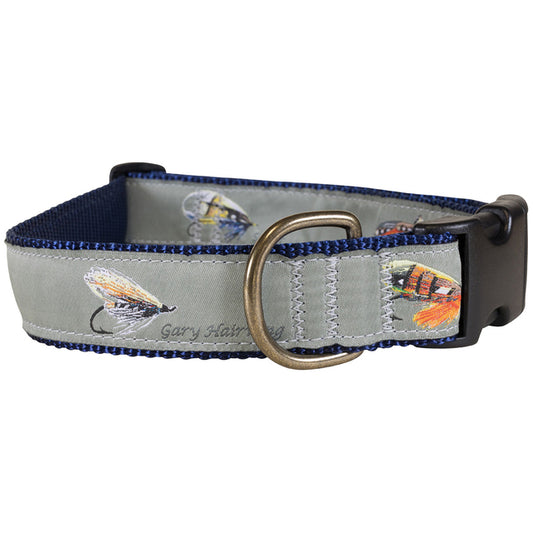 1.25” Ribbon Dog Collar – Megan Boyd Flies