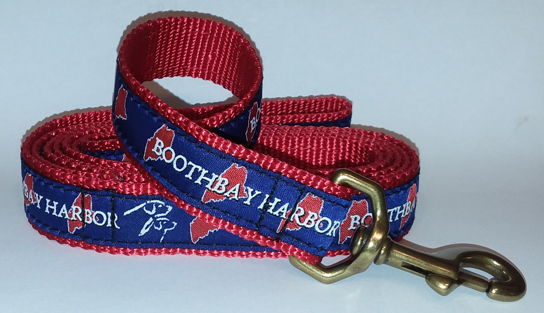 1” x 6ft Ribbon Dog Leash – Boothbay Harbor