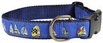 1.25” Ribbon Dog Collar – Rounding the Mark Thumbnail