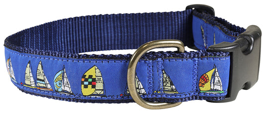 1.25” Ribbon Dog Collar – Rounding the Mark