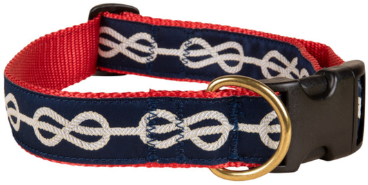 1.25” Ribbon Dog Collar – Classic Knot