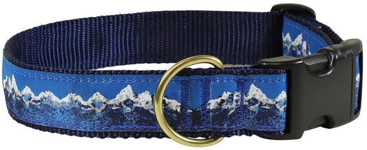 1.25” Ribbon Dog Collar – Mountain Range