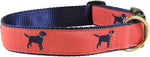 1.25” Ribbon Dog Collar – Labrador Retriever,  Red Thumbnail