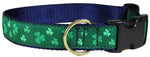1.25” Ribbon Dog Collar – Shamrocks Thumbnail