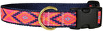 1” Ribbon Dog Collar – Southwest,  Pink Thumbnail