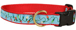 1” Ribbon Dog Collar – Xmas Lights Thumbnail