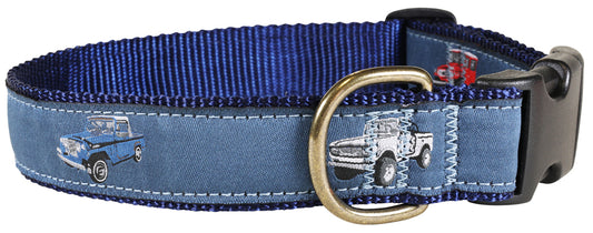 1.25” Ribbon Dog Collar – Vintage 4x4's