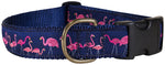 1.25” Ribbon Dog Collar – Flamingos Thumbnail