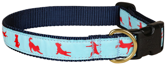 1” Ribbon Dog Collar – Yoga Dog