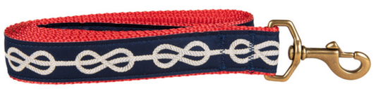 1.25” x 6ft Ribbon Dog Leash – Classic Knot