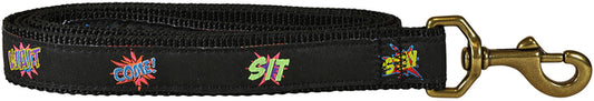 1” x 6ft Ribbon Dog Leash – Comic Books