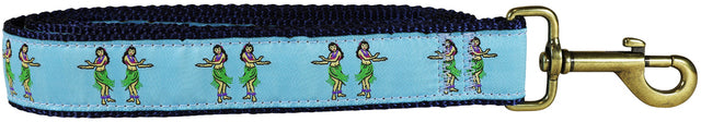 1.25” x 6ft Ribbon Dog Leash – Hula Girls
