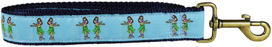 1.25” x 6ft Ribbon Dog Leash – Hula Girls