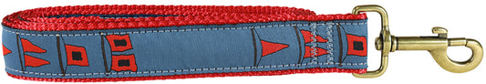 1.25” x 6ft Ribbon Dog Leash – Hurricane Flags
