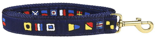 1.25” x 6ft Ribbon Dog Leash – 5 o'Clock Nautical Flags