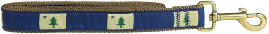 1” x 6ft Ribbon Dog Leash – 1820/1901 Maine Flag