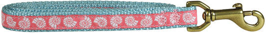 5/8” x 6ft Ribbon Dog Leash – Seashells