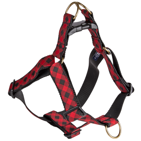 Step-In 1.25" Dog Harness - Buffalo Plaid