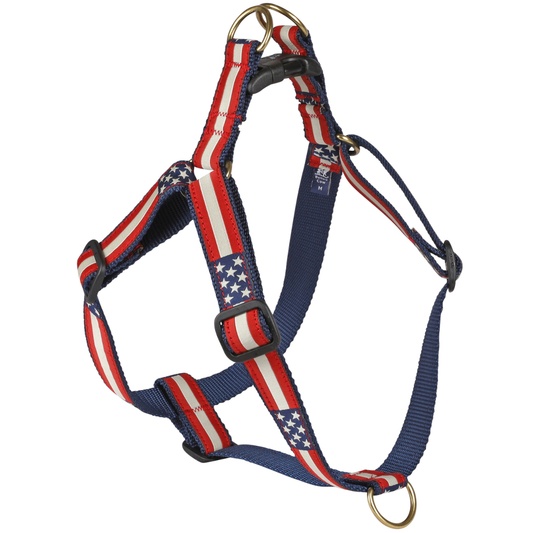 Step-In 1" Dog Harness - Retro US Flag