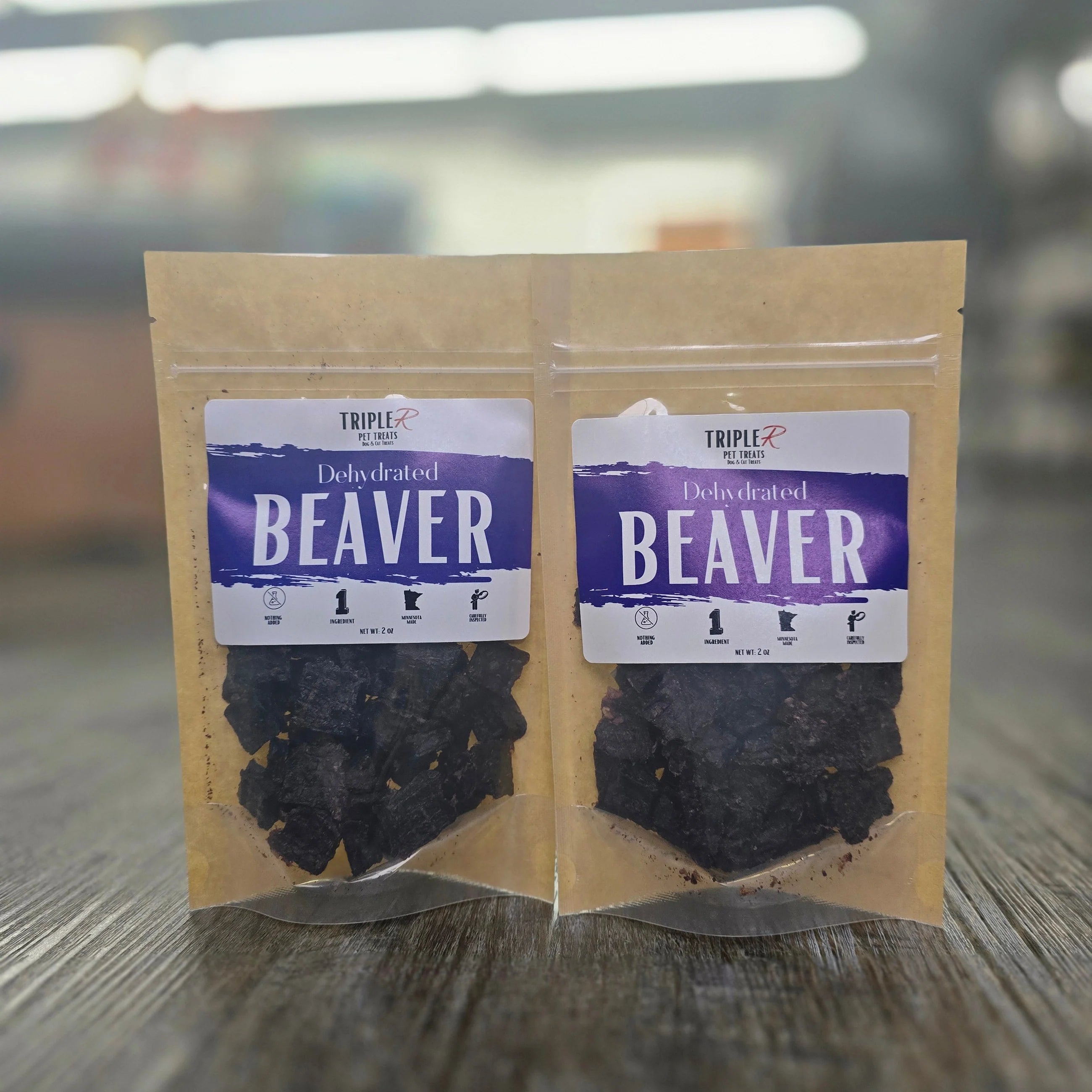 Dehydrated Beaver Dog Treats - 2oz