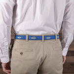 Leather Tab and Ribbon Belt - Bluefin & Yellowfin Tuna Thumbnail