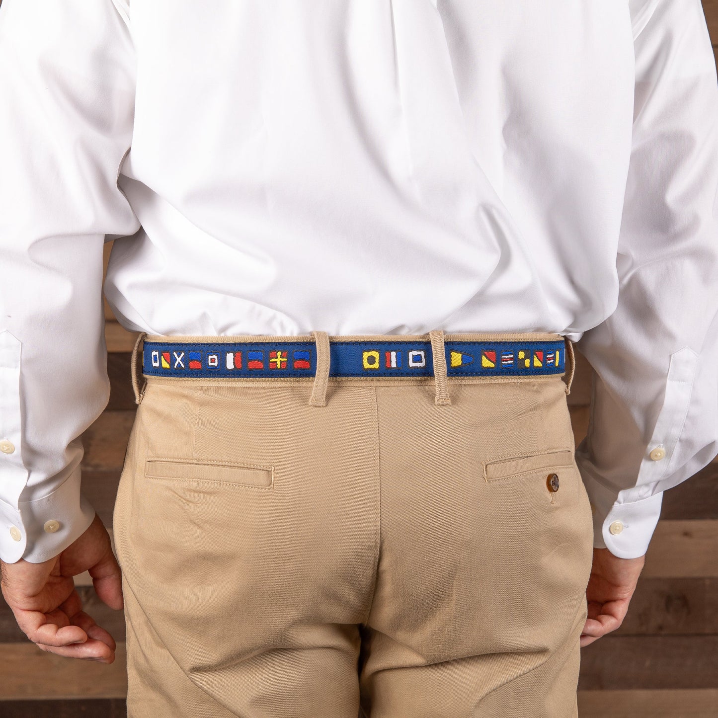 Leather Tab and Ribbon Belt - It's 5 o'Clock Somewhere