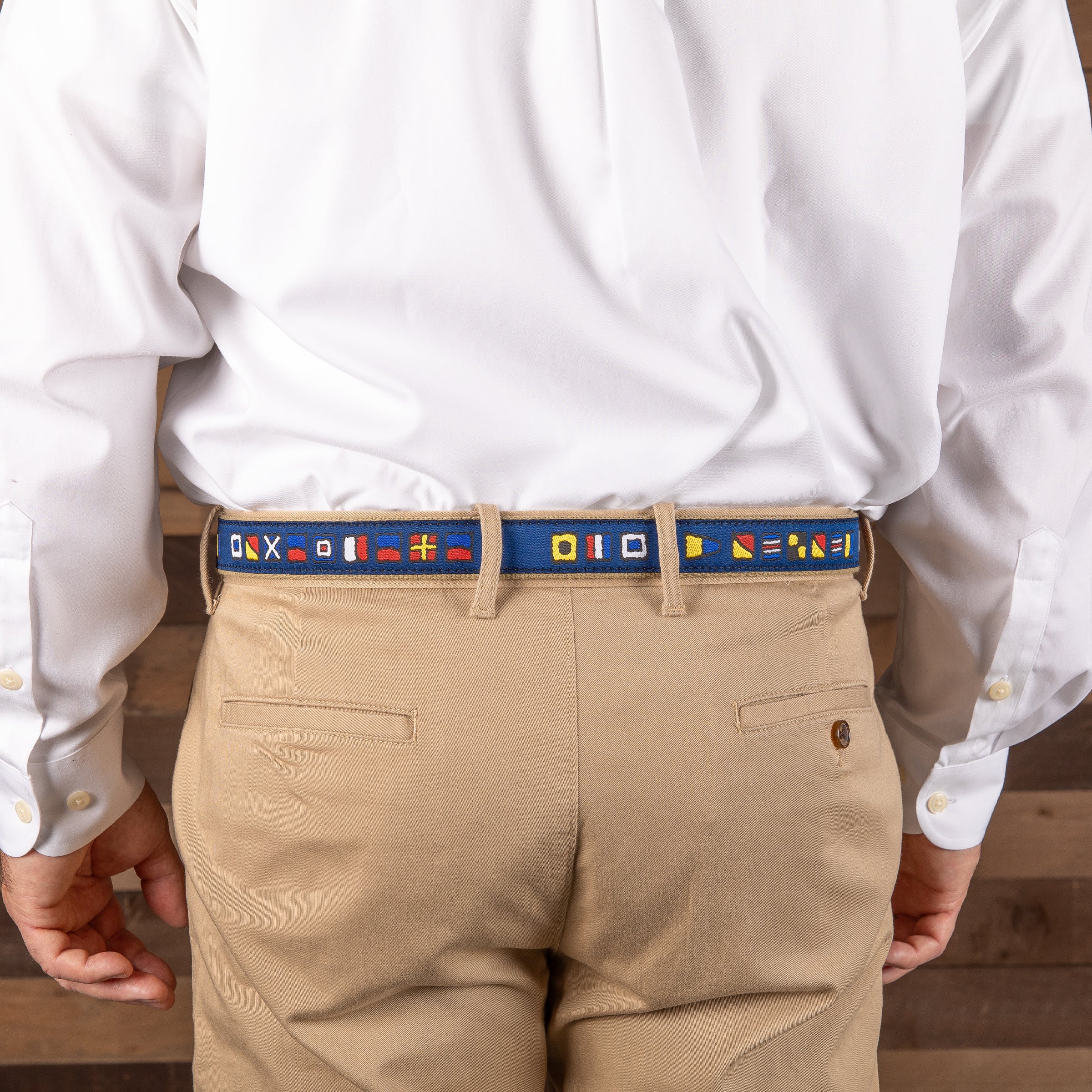 Leather Tab and Ribbon Belt - It's 5 o'Clock Somewhere
