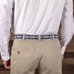 Leather Tab and Ribbon Belt - Classic Knot Thumbnail