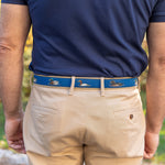 D-Ring Belt - Navy Blue Ducks Thumbnail