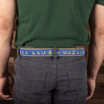 Leather Tab and Ribbon Belt - Rounding the Mark Thumbnail
