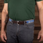 Leather Tab and Ribbon Belt - Rounding the Mark Thumbnail