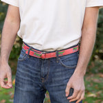 D-Ring Belt - Iguanas on Roller Skates Thumbnail