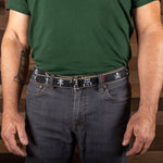 D-Ring Belt - Pirate Flags - Black Thumbnail