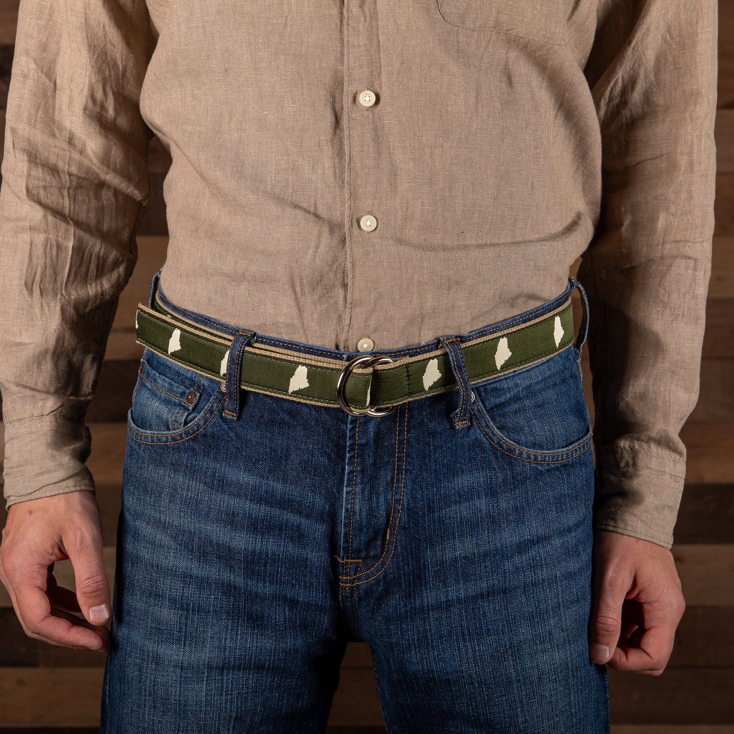 D-Ring Belt - Maine Silhouette