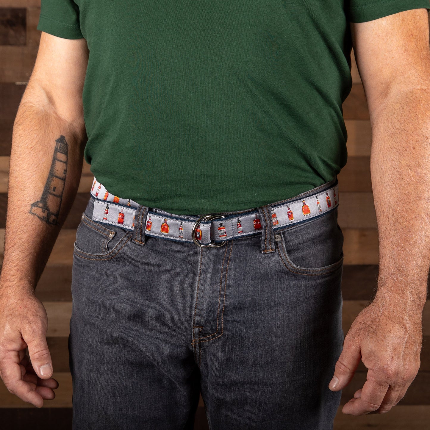 D-Ring Belt - Bourbon & Whiskey