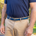 D-Ring Belt - Navy Blue Ducks Thumbnail