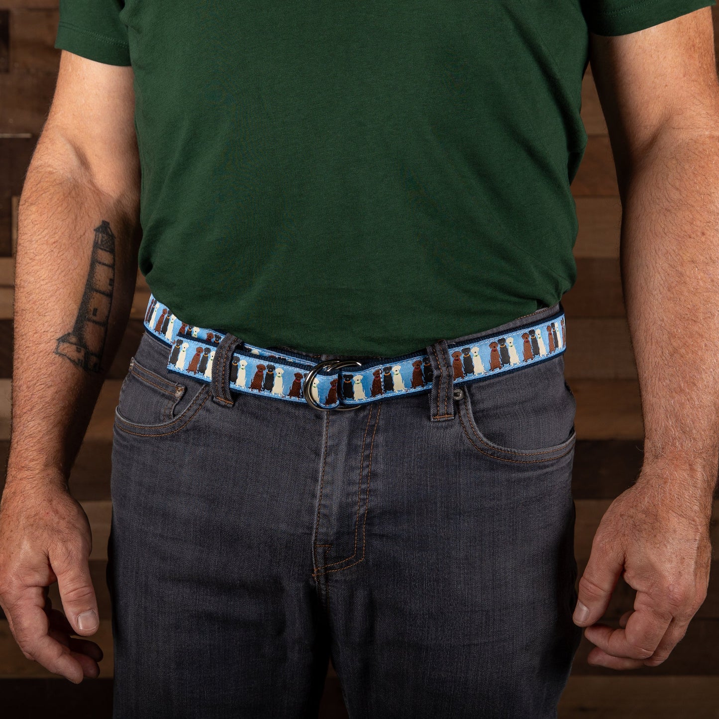 D-Ring Belt - Three Labs - Blue