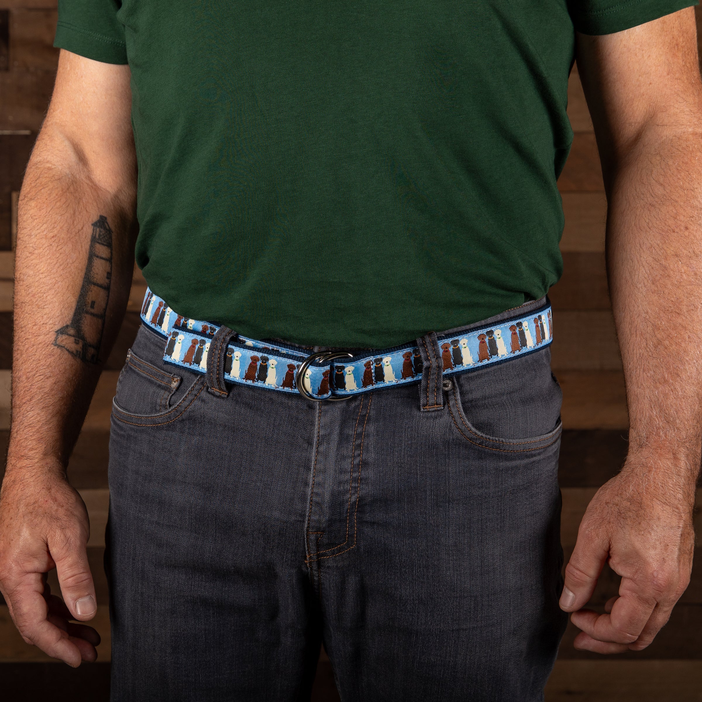 D-Ring Belt - Three Labs - Blue
